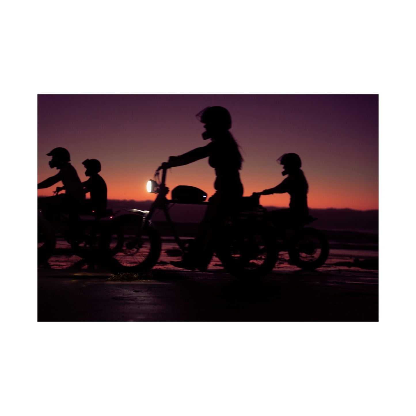 Nightriders 1 Matte Horizontal Poster (Unframed)